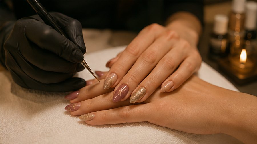 Nail art at Saiba